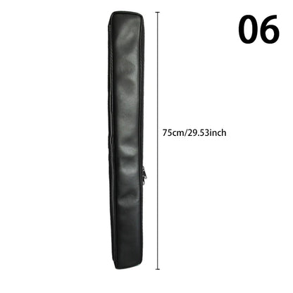 Waterproof Leather Instrument Bag - Thickened Vertical Storage Case for Flute, Piccolo, Saxophone & Wind Instruments