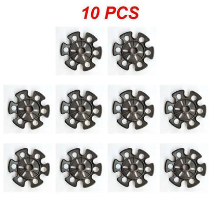 1–10PCS Snowflake Trekking Pole Baskets – Hiking, Camping, Nordic Walking Stick Tips for Mud, Sand & Snow Replacement