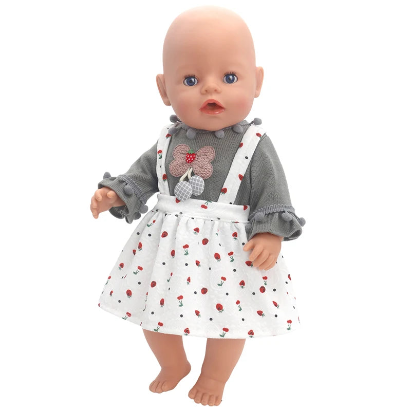 18-Inch American Girl Doll Clothes – Coat, Tights & Pants Outfit for Newborn & Baby Dolls