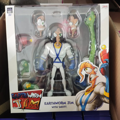 Genuine Earthworm Jim 2.0 PDNA 1/12 Scale Psy-Crow & Bob The Killer Action Figures – Collectible Worm Body Toys & Gifts