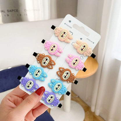 60pcs Cartoon Anime Hair Clips for Girls Kawaii Kids Hair Accessories Gifts