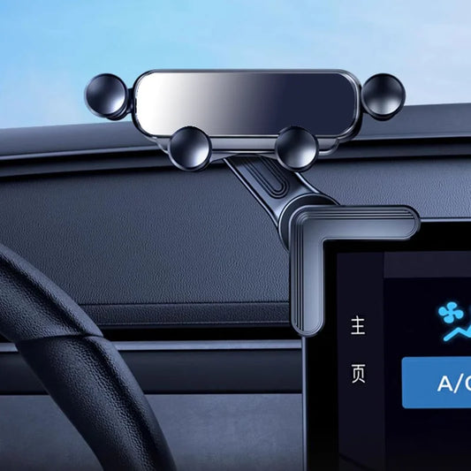 Universal Car Display Phone Holder - Dashboard Mount for Tesla, BYD & Zeekr Models