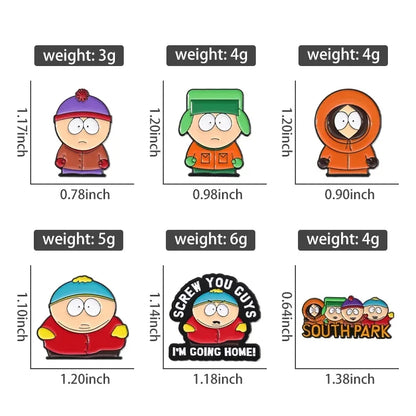 Cute Cartoon Enamel Pins - Custom Metal Character Brooches and Backpack Lapel Badges for Kids and Friends’ Gifts