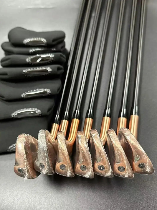New Brand Golf Irons Copper Color Set – P790 456789P, 8pcs with Shaft & Grip, Free Head Cover, Free Shipping