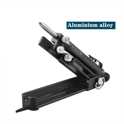 Multi-Function Scribing Ruler - Contour Gauge Measuring Tool for Woodworking, Carpentry & Construction