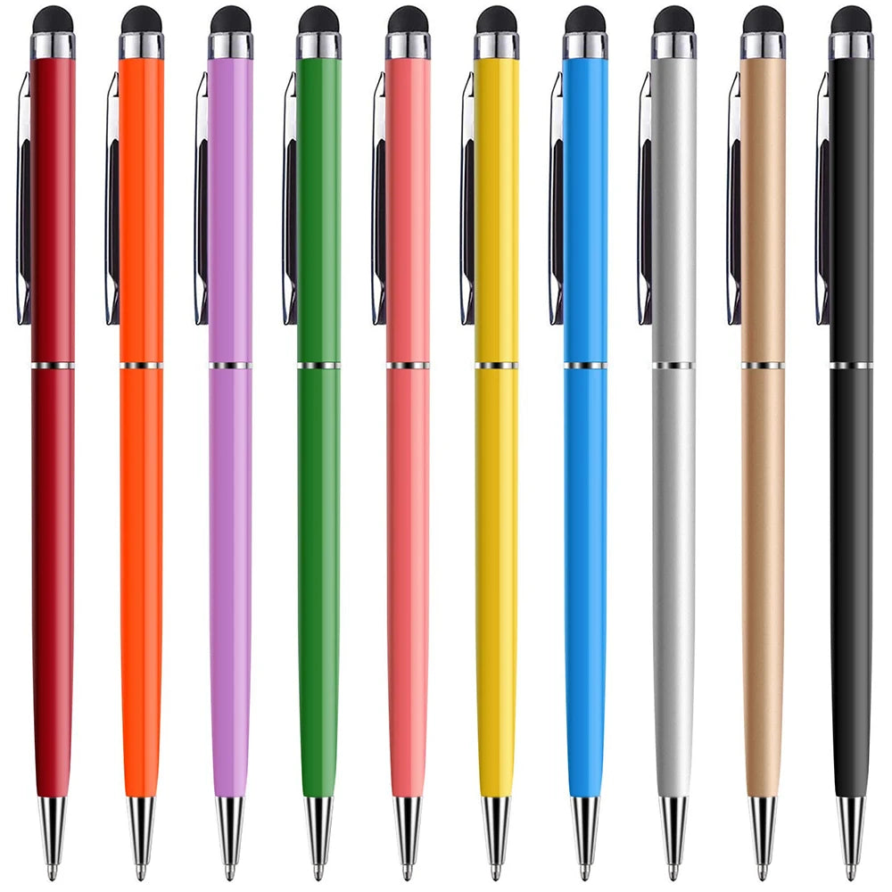 10PCS Universal Stylus Pen Set - Capacitive Touch Screen Drawing Pencil for iPhone, iPad, Samsung & Android Devices