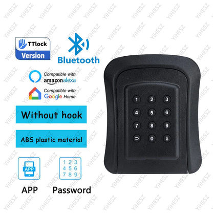Tuya/TTlock Smart Password Key Box – Outdoor IP65 Waterproof Anti-Theft Wall Mount Security Safe in ABS/Metal