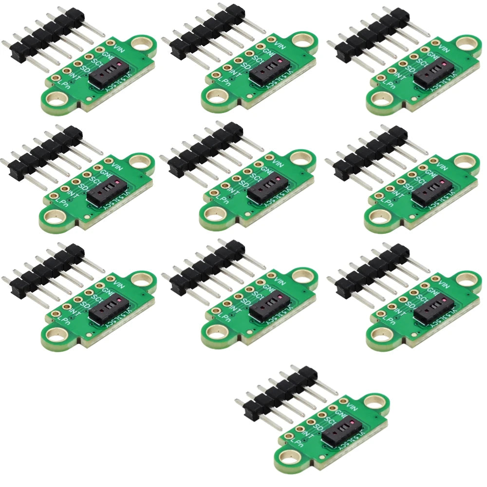 VL53L5X V2 Time-of-Flight Sensor Module - Wide Field Multi-Zone Laser Distance Ranging Sensor with Protective Cover, VL53L5CX-Compatible Module
