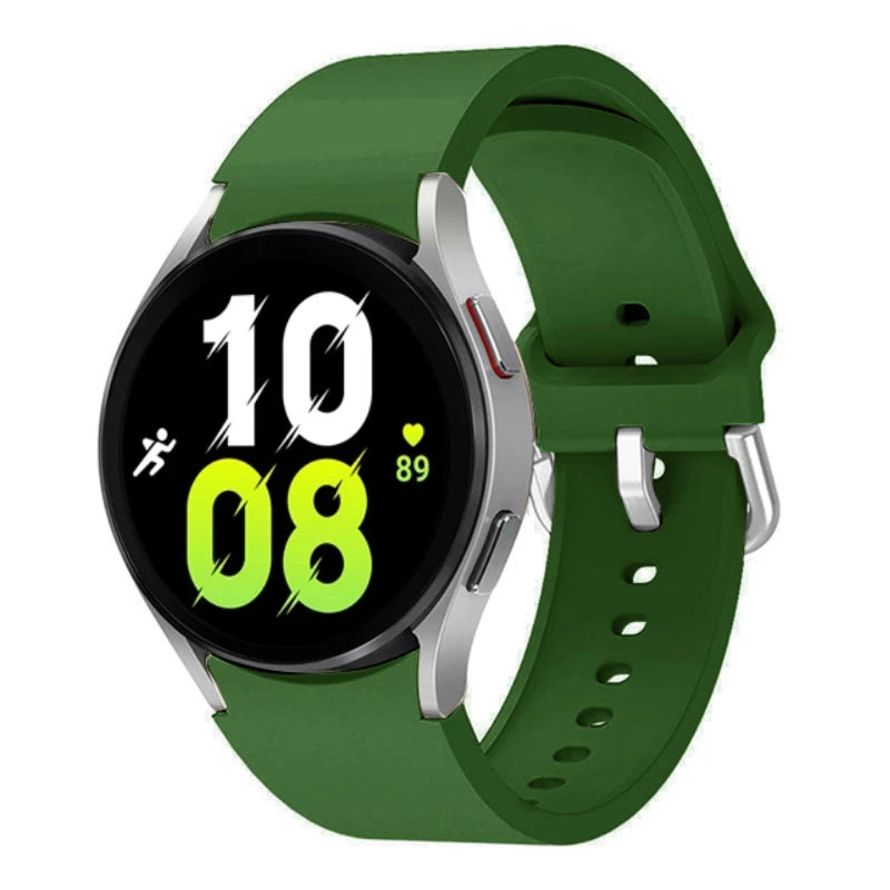 Silicone Replacement Strap for Samsung Galaxy Watch – Sport Bands for Watch 4, 5, 6, 7 (40-47mm)