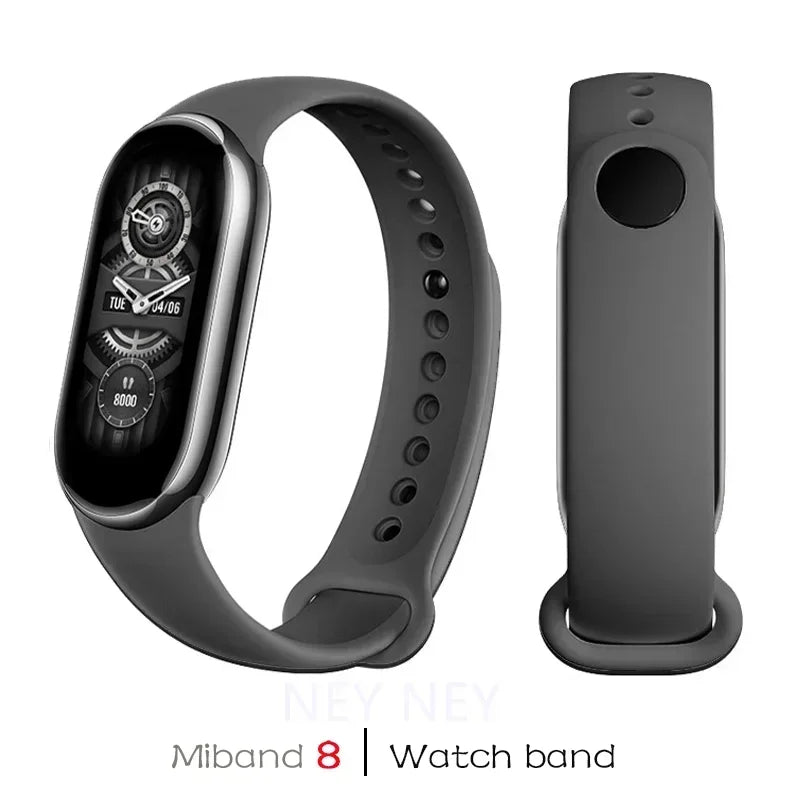 Sport Silicone Strap for Xiaomi Mi Band 9/8 NFC – Replacement Smartwatch Wristband Bracelet