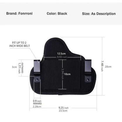 Tactical IWB Holster – Universal Concealed Carry Gun Bag for Left & Right Hand, Outdoor Hunting Accessory