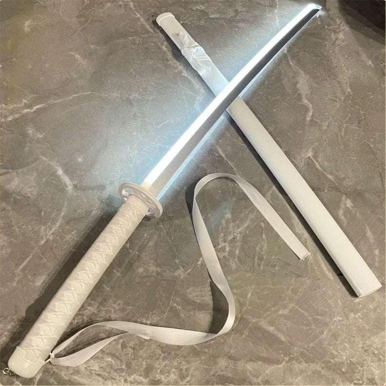 40-Inch LED Luminous Katana - Kuchiki Rukia Anime Cosplay Prop Sword with Light-Up Blade