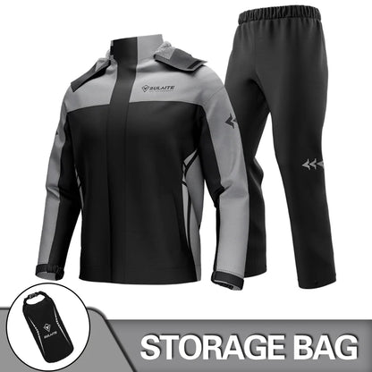 Waterproof Motorcycle Raincoat Suit – Men & Women Moto Raincoat Jacket & Pants Set for Bikers