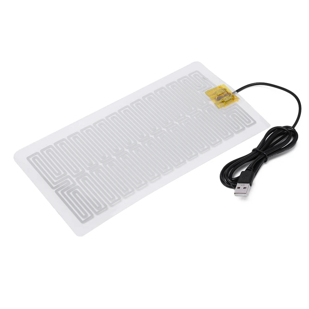USB 5V Heating Pad - Plug & Play Warm Plate Heater for Mouse Pad & Shoes