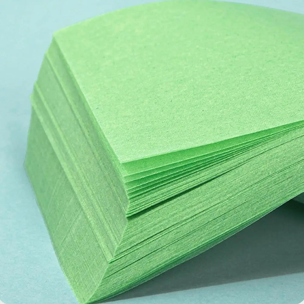 100Pcs Facial Oil Blotting Papers - Portable Oil-Absorbing Face Cleaning Wipes