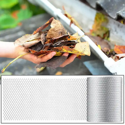 Aluminum Gutter Guard Mesh – Leaf Protector Covers for Gutters, Home Improvement Leaf Guards