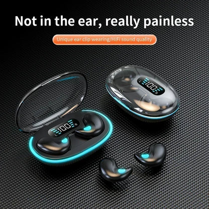X55 Mini Wireless Earbuds - Bluetooth Headphones with Noise Reduction, HiFi Stereo Sound for Sports, Gaming & Sleep