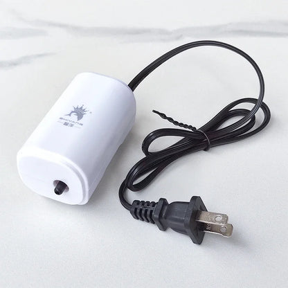 Ultra Silent 3W Aquarium Air Pump - 220V-240V Mini Fish Tank Oxygen Compressor (110V Option)