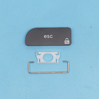 Logitech MX Keys & Craft Keyboard Replacement Keycaps with Scissor Clip Hinges – Grey/Black Key Repair Parts Set