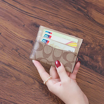 Luxury PU Leather Wallet for Women – Multi-Function Card Holder & Small Purse | Stylish Women's Card Bag