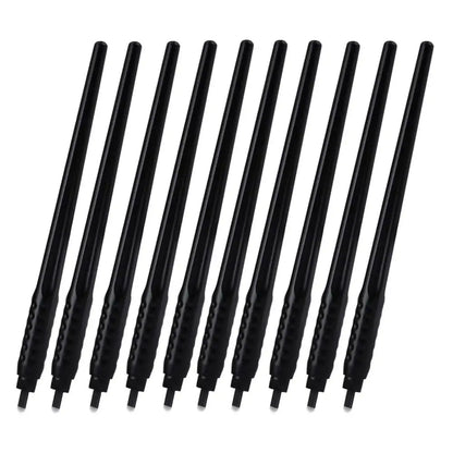 10PCS Microblading Disposable Pens — U18 0.18mm Microblade Tools for Eyebrow Permanent Makeup