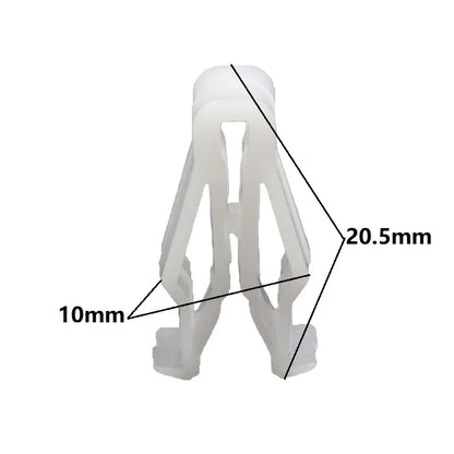 50Pcs Center Console Radio Dash Trim Clips - Bezel & Switch Retainers for Car Audio & Navigation