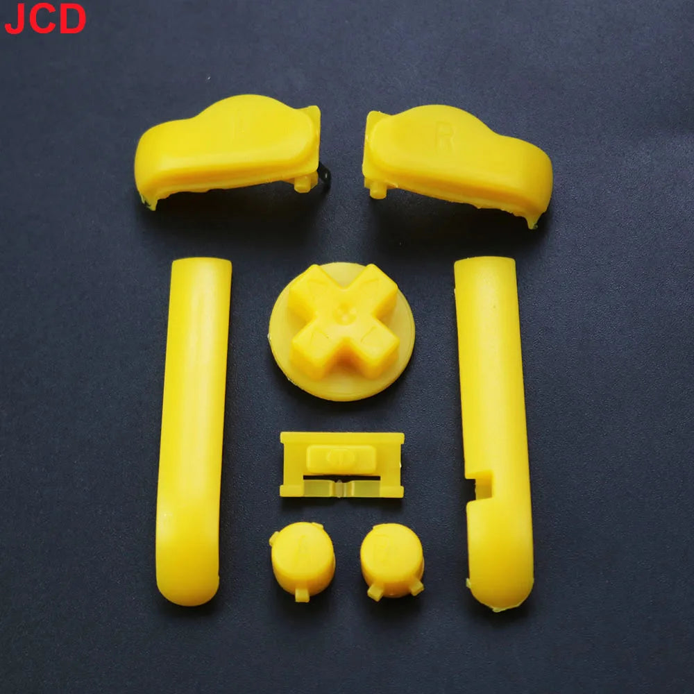 17-Color AB Buttons Keypad Set — High-Quality L/R Buttons & D-Pads for GameBoy Advance GBA with Power ON/OFF Buttons