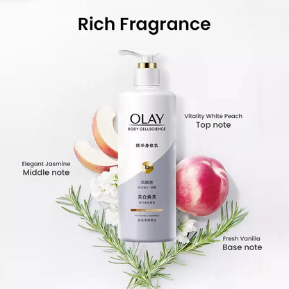 Olay Whitening & Moisturizing Body Cream – Vitamin C & B3 for Soft, Hydrated Skin (260/480ml)