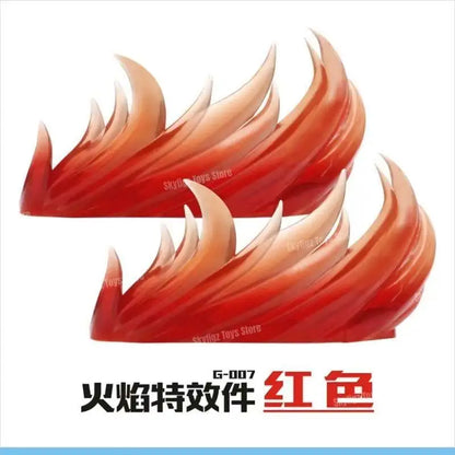 Whirlwind Flame & Ice Special Effects Model Stand — Luffy Figure DIY Accessories Movable Display Base