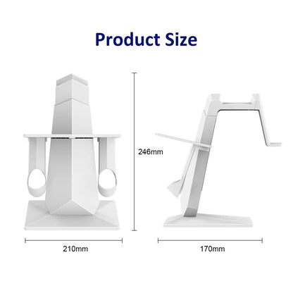 VR Stand Display Holder & Controller for Meta Quest 3/Pro, Oculus Quest 2 – Rechargeable Display Stand