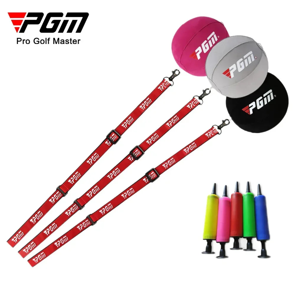 PGM Inflatable Golf Smart Ball Trainer - Portable Swing Arm Corrector, Posture Training Aid & Golf Accessory