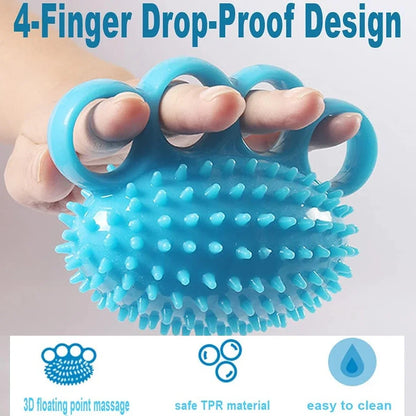 Hand Grip Strengthener Finger Exerciser Ball – Rehabilitation Therapy Tool for Stroke Recovery, Arthritis Relief & Elderly Hand Training