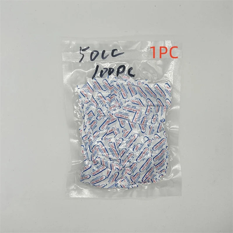 Vacuum Sealed Bags with Oxygen Absorbers — 150Cc Food Storage Bags & Jars for Long-Term Dry Food Preservation