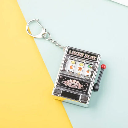Fruit Machine Slot Keychain – Trendy Creative Car Pendant & Gift Accessory