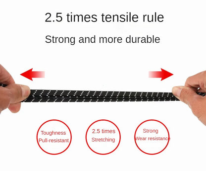 Elastic Bicycle Luggage Carrier Straps with Buckle & Hook – Mountain Bike Rack Rope Belt Accessories