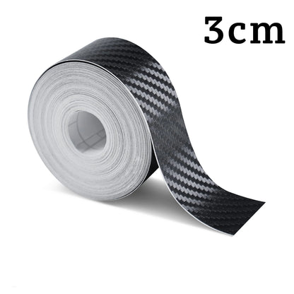 Nano Carbon Fiber 3D Car Tape Sticker 1–10m – Waterproof Door & Mirror Edge Protector Strip DIY Adhesive Protective Film for Vehicles