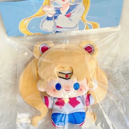 Kawaii Sailor Moon Plush Doll - Cute Anime Heart Bag Pendant, Soft Stuffed Toy & Birthday Gift