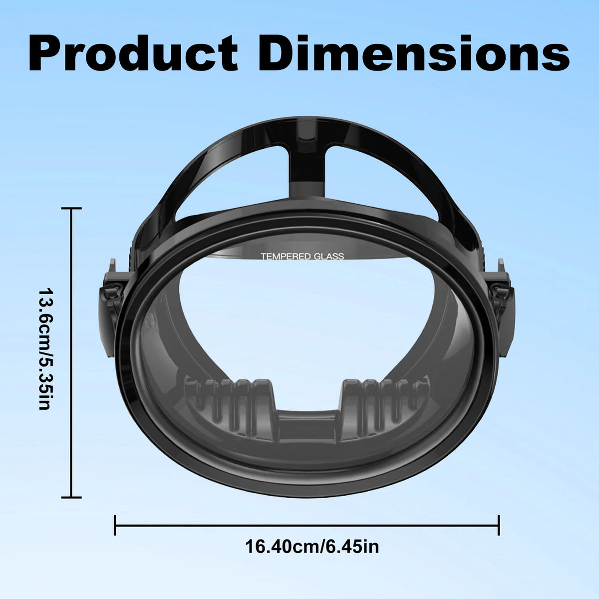 Full-Face Snorkeling Mask - Waterproof Anti-Fog 180° Panoramic Diving Goggles for Adults