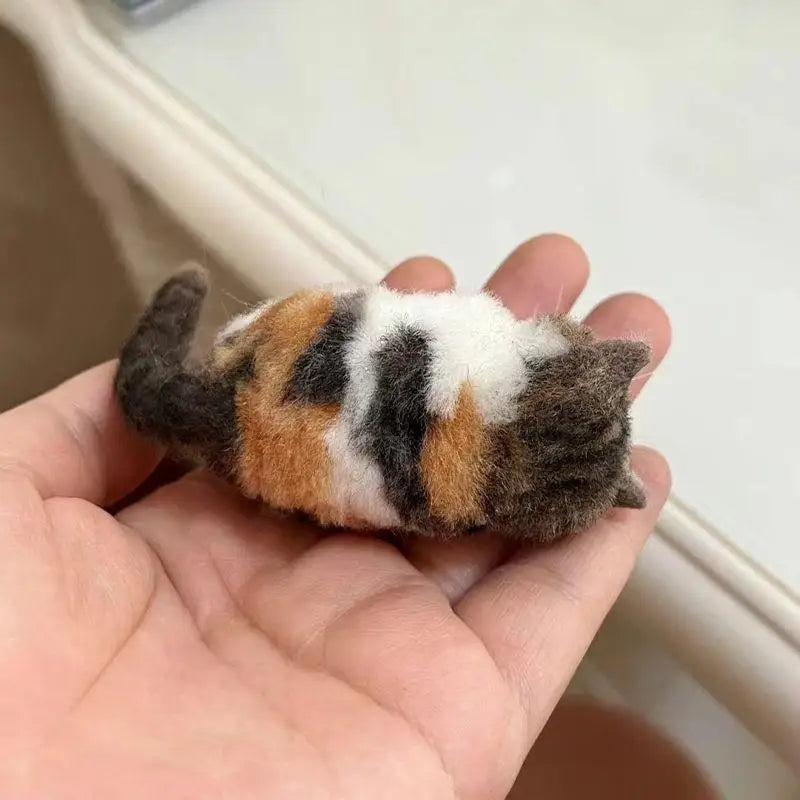 DIY Wool Needle Felting Kit - Handmade Sheep Felt Cat Craft Material Set for Beginners & Creative Gifts