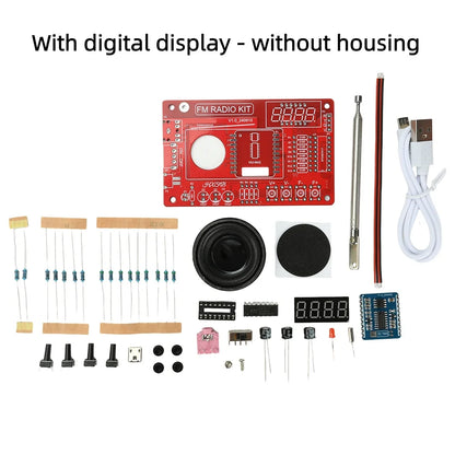 RDA5807 FM Radio DIY Soldering Kit - 87–108MHz Radio Project for STEM Education, School Teaching & Electronics Hobbyists