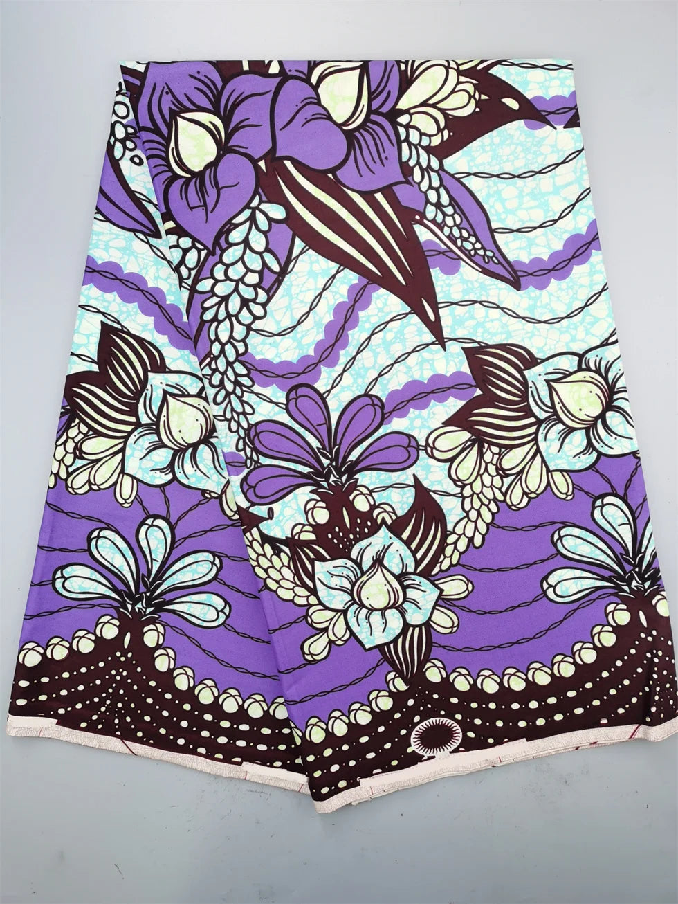 New Nigerian African Wax Fabric - 100% Cotton Real Wax Ankara Print High Quality Original Pagne Material