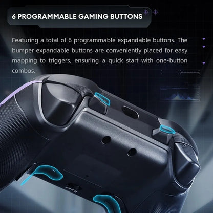 THUNDEROBOT G50S Wireless Gaming Controller – Hall Effect Joystick, 1000Hz, for Switch, PC, Android & iOS