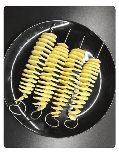 Whirlwind Potato Spiral Cutter – Creative Vegetable Slicer & Potato Tower Maker for Kitchen