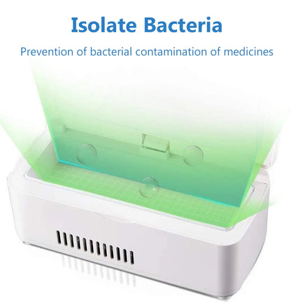 13600mAh Mini USB Refrigerator – High-Power Insulin & Pill Box Cooler, 0-18°C Refrigerated Incubator