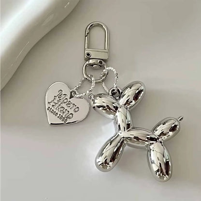 Cute Cartoon Balloon Dog Keychains - Couple Key Ring, New Car Holder Jewelry, Gift Decoration Accessories