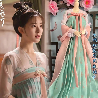 30cm 1/6 Scale Hanfu Doll – TV Drama Female Lead Figure with Costume Set for 12-Inch Bodies