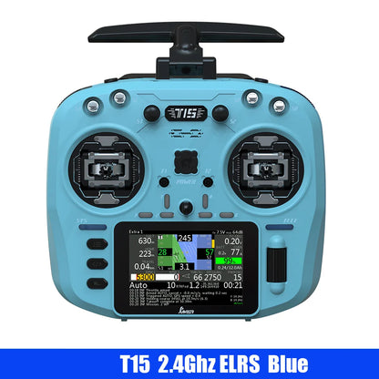 Jumper T15 FPV Radio Controller – Hall Sensor, Color Screen, EDGETX/ELRS for Long Range RC Drone