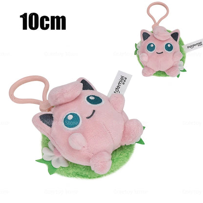 Original Pokémon Plush Keychain – Pikachu, Eevee, Charmander, Squirtle, Mew, Snorlax, Jigglypuff Cute Cartoon Doll Toy Gift for Kids
