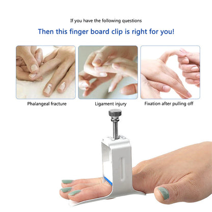 Finger Straightener Splint — Joint Support Brace & Medical Finger Rehabilitation Holder for Arthritis & Injury
