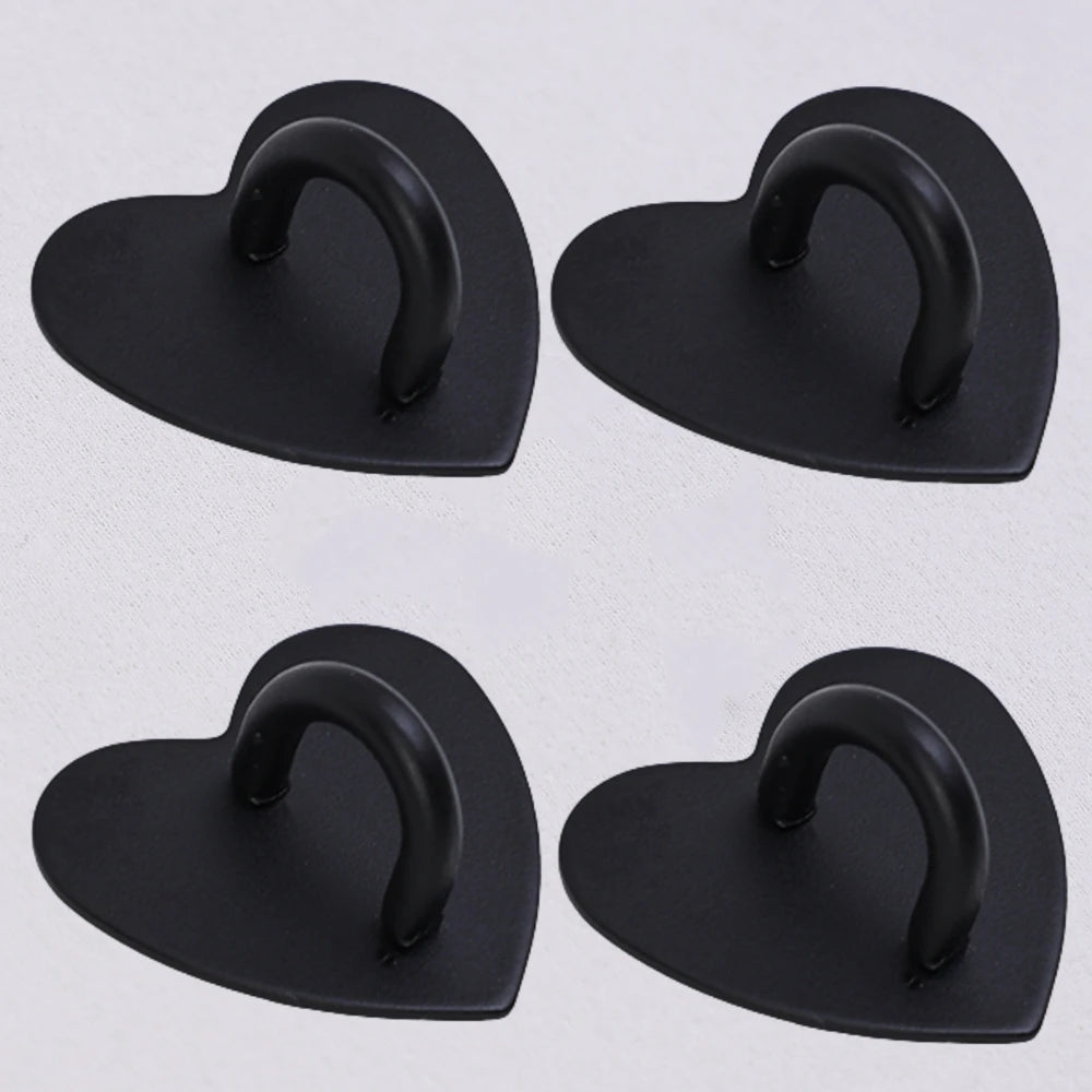 Kawaii Metal Heart Phone Charm — Adhesive Holder, Finger Ring Stand, Case Hook & Buckle Accessory with String